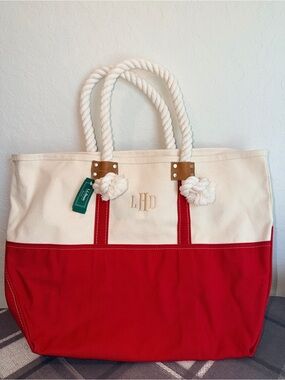 2020 Limited Edition L.L. Bean Signature Boat & Tote (large) NEW
